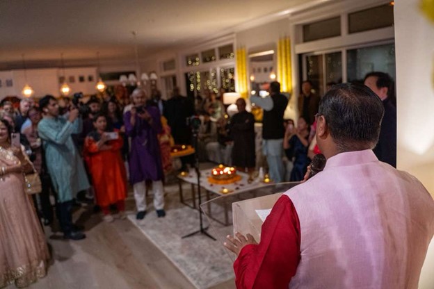Consul General addressing the Diwali Reception at India House (18 October 2025, Bellevue)  Consul General addressing the Diwali Reception at India House (18 October 2025, Bellevue)