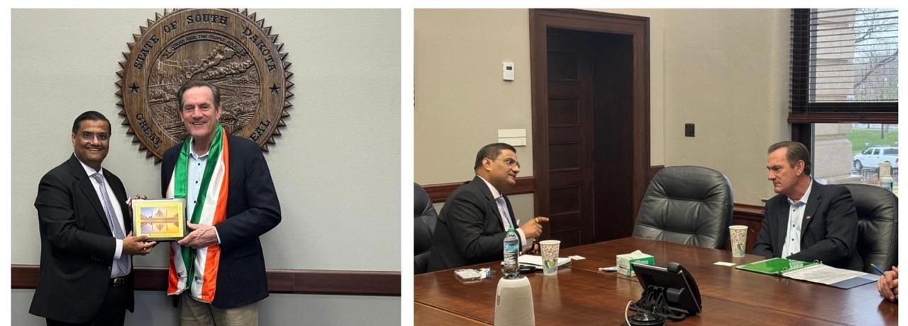 Meeting with H.E.  Mr. Larry Rhoden, Governor of South Dakota (24 April 2025, Pierre)