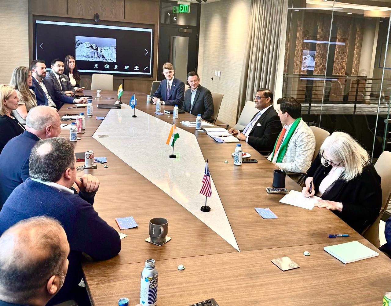  Business Roundtable Interaction on Investment Opportunities in India with Board Members of South Dakota Trade ( 24 April 2025, Sioux Falls)