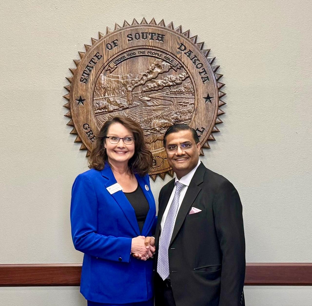  Meeting with Ms.  Monae L. Jackson, Secretary of State, South Dakota (24 April 2025, Pierre)