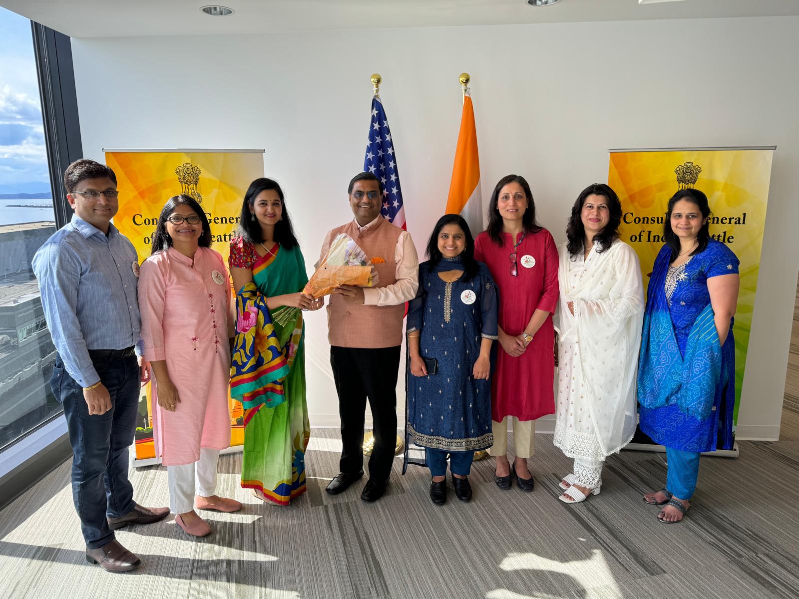  Meeting with Seattle Maharashtra Mandal ( 1 May 2024)