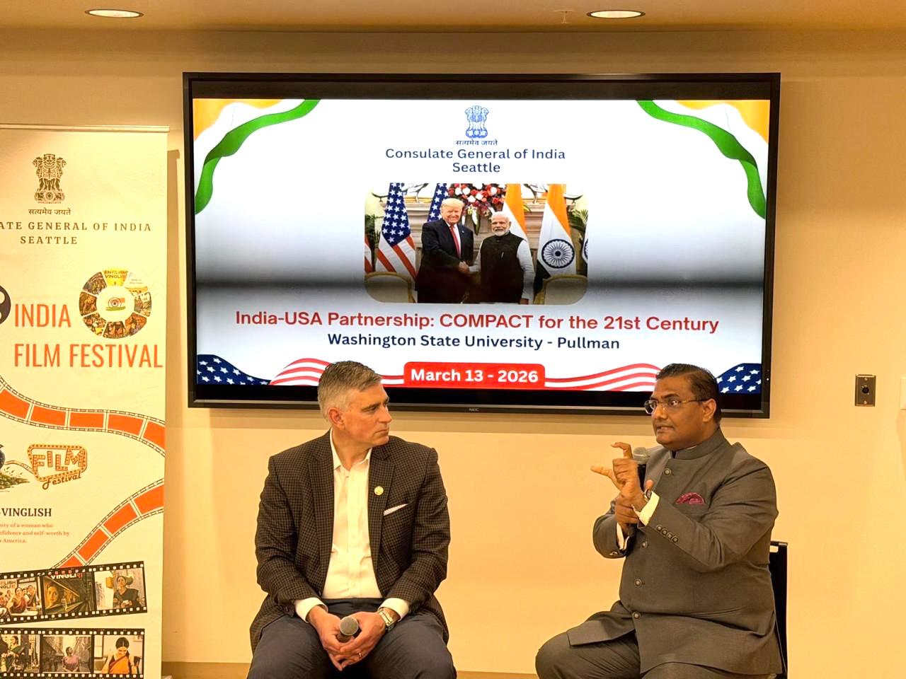  Town Hall Discussion on “India–U.S. Partnership: COMPACT for the 21st Century” at Washington State University