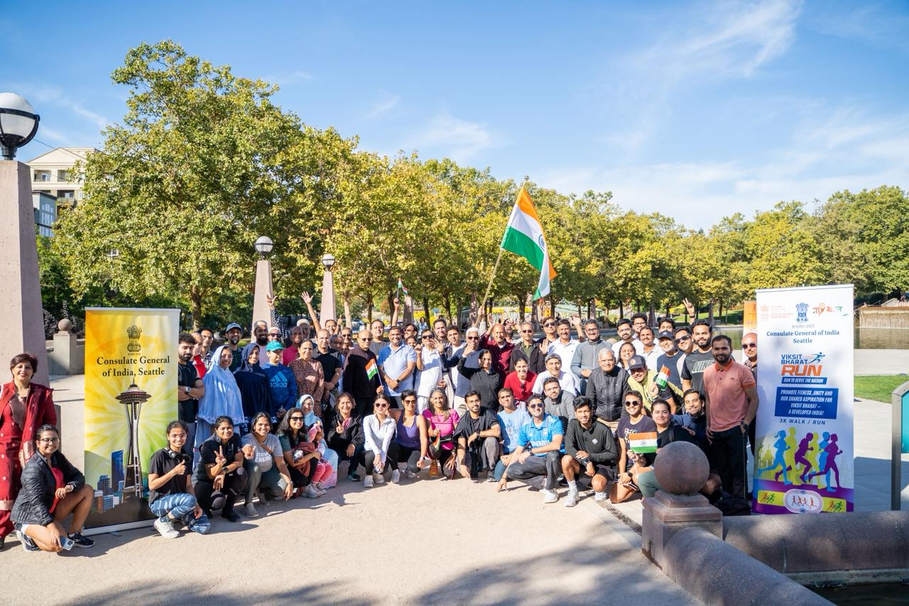  CGI Seattle Organizes Viksit Bharat Run in Bellevue
