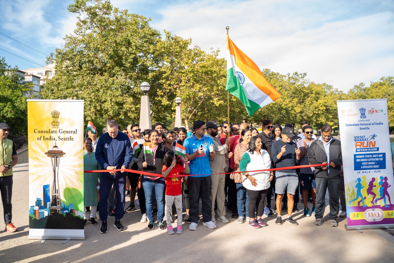  CGI Seattle Organizes Viksit Bharat Run in Bellevue
