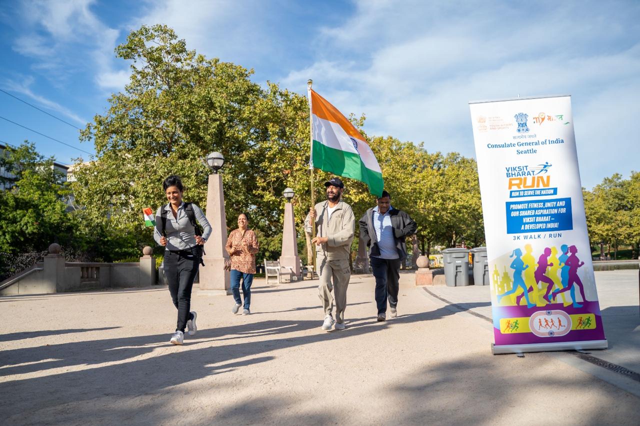 CGI Seattle Organizes Viksit Bharat Run in Bellevue
