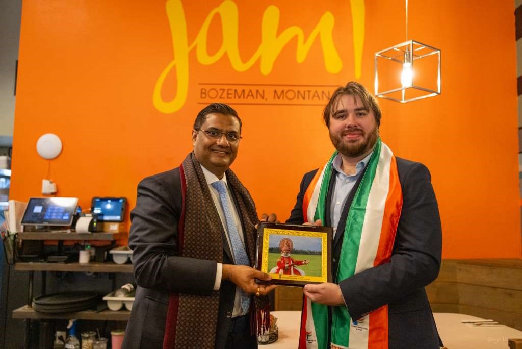  Meeting with the new Mayor of Bozeman Mr. Joey Morrison over breakfast in Montana (4 March 2026, Bozeman, Montana)