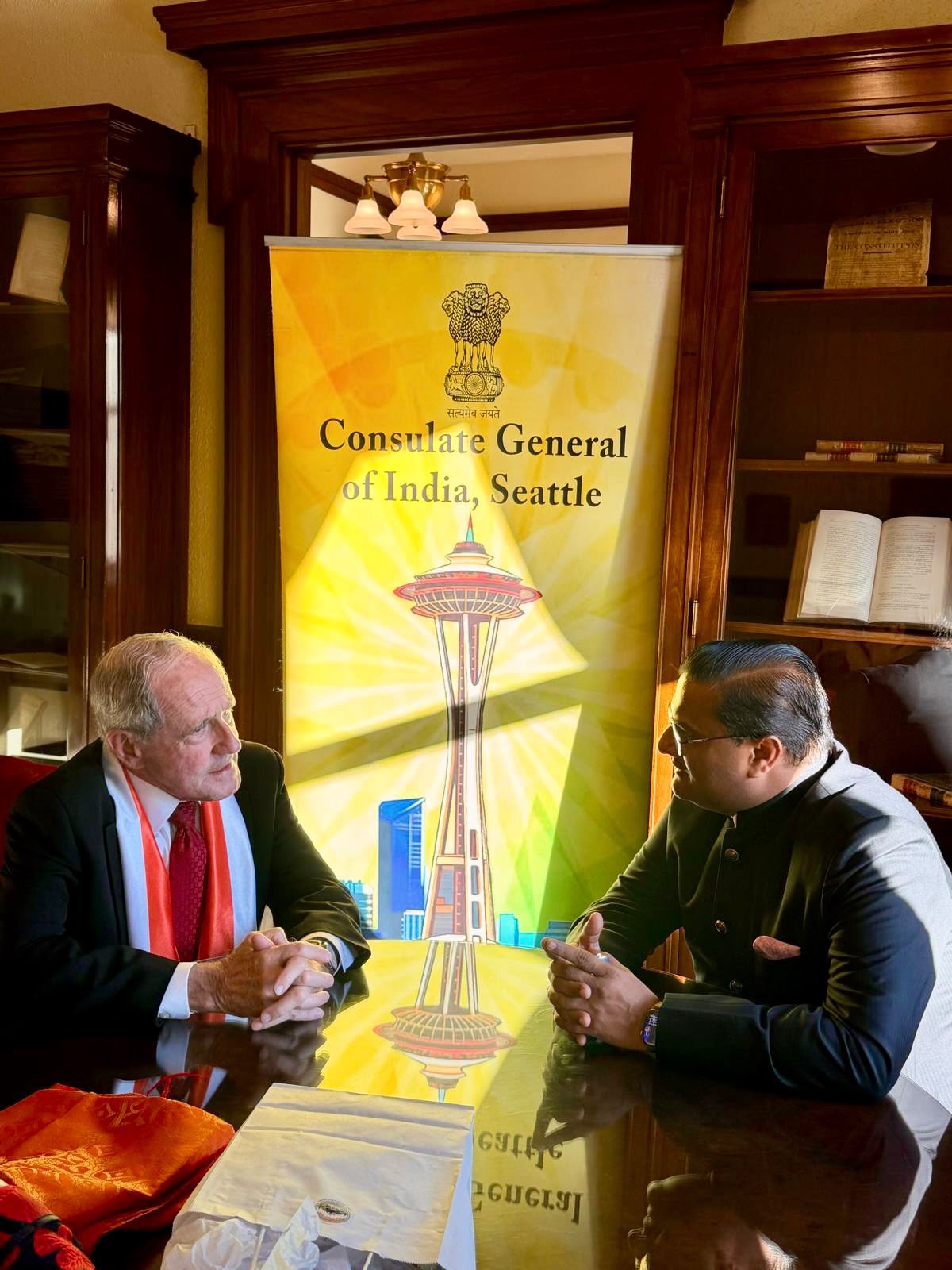  Pleasure meeting U.S. Senator Hon’ble Jim Risch, Chairman of the Senate Foreign Relations Committee, today in Boise ( Idaho) at the State Capitol 