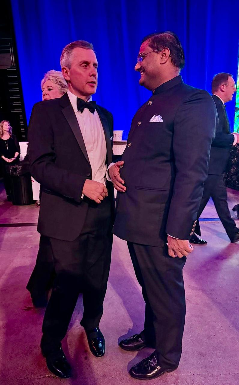  Thank Hon’ble Governor of North Dakota Kelly Armstrong for the invitation to attend his Inaugural Ball ceremony in Bismarck
