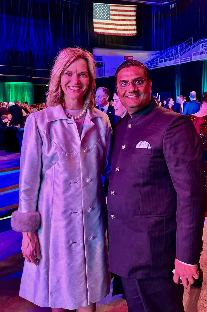  Thank Hon’ble Governor of North Dakota Kelly Armstrong for the invitation to attend his Inaugural Ball ceremony in Bismarck