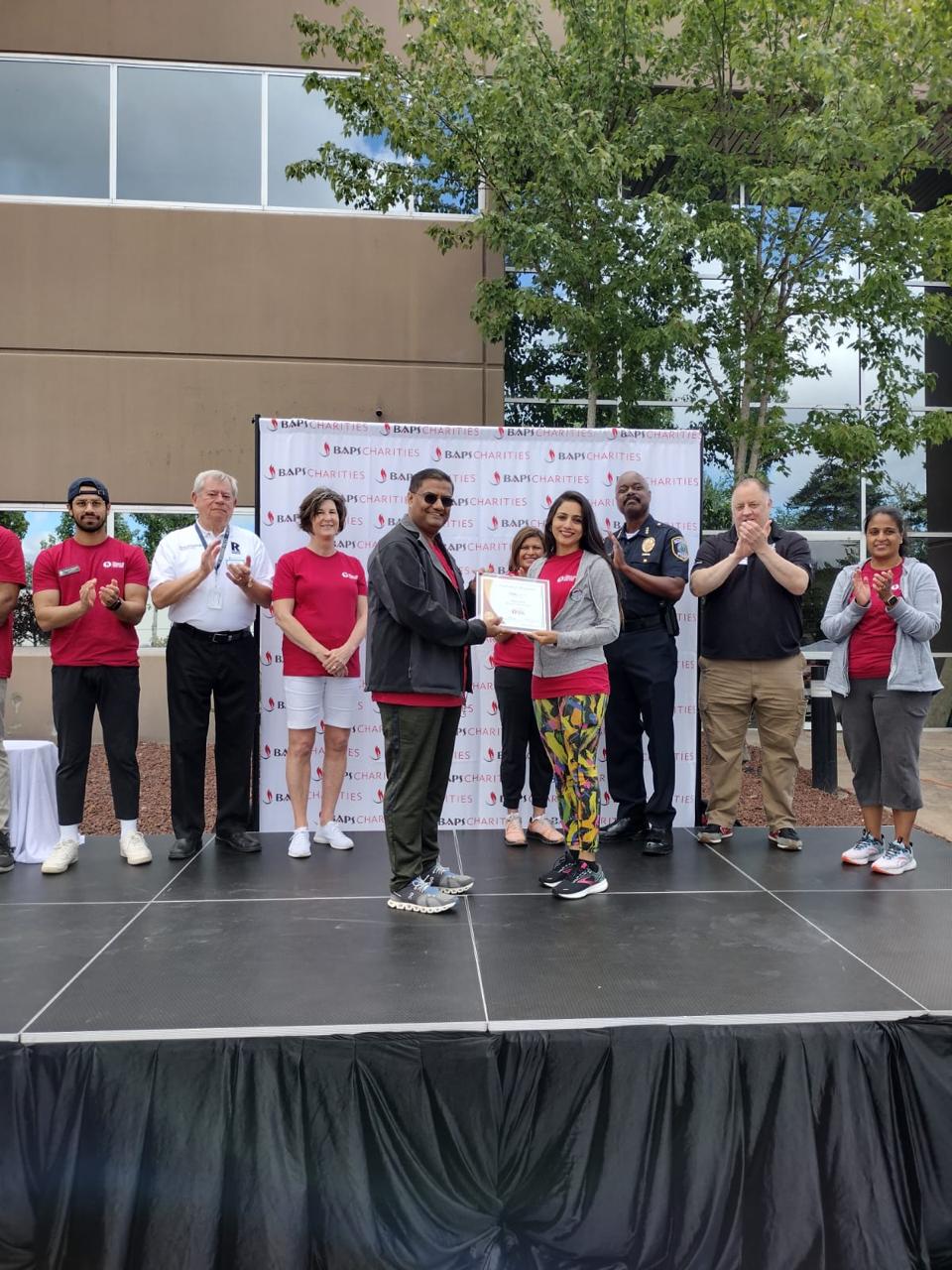  Charity Walkathon kickoff hosted by BAPS Redmond - along with Mayor of Bellevue ( 23 June 2024, Redmond)