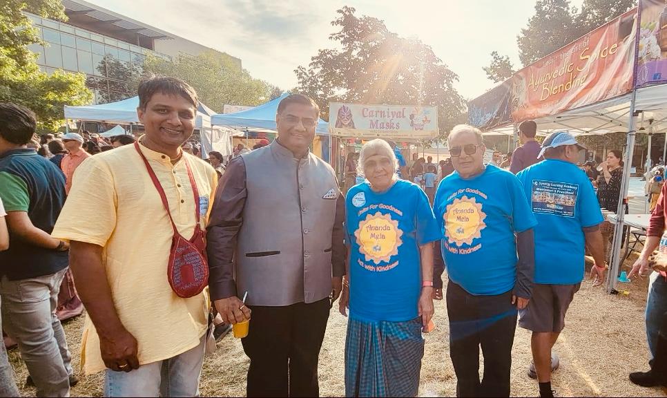  Interaction at the Anandmela Festival hosted by Vedic Cultural Center 

( 27 July 2024, Redmond City Hall )
