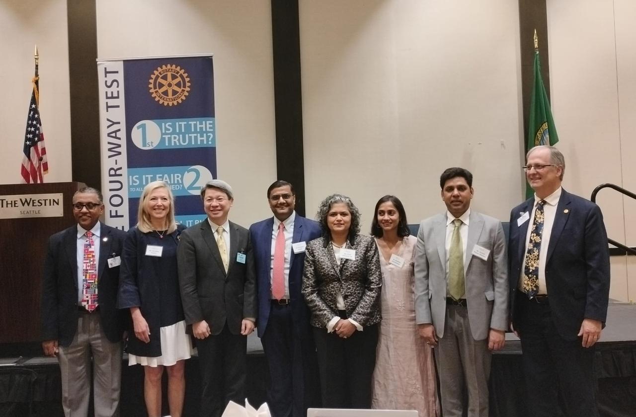  Diplomacy Day Round Table with focus on India hosted by Rotary Seattle (17 April 2024)