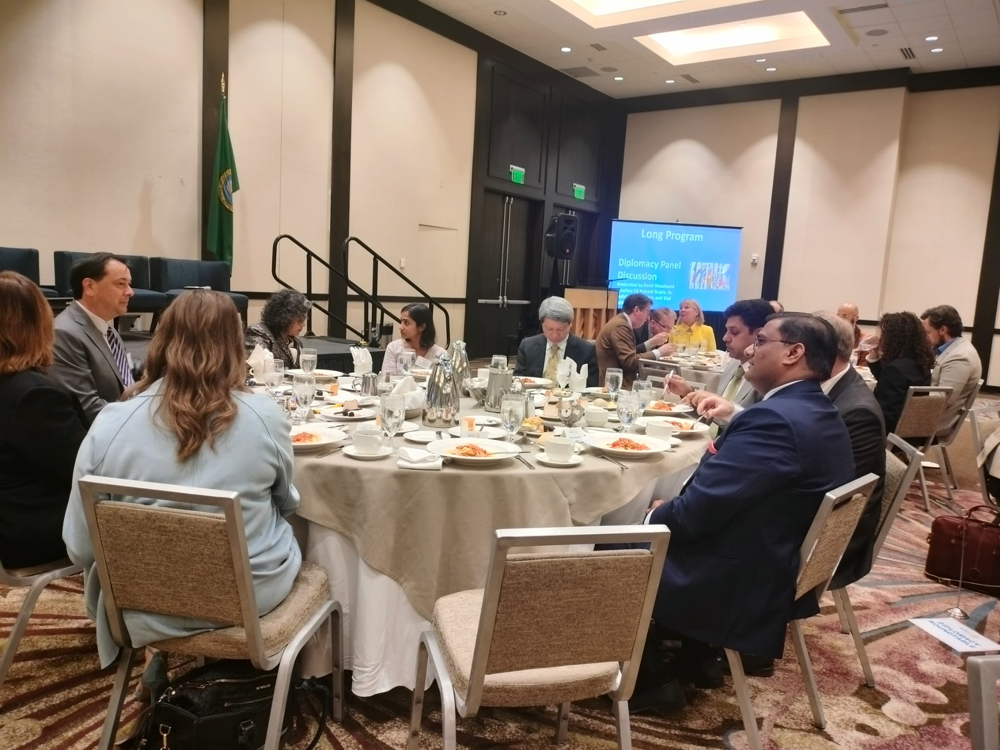  Diplomacy Day Round Table with focus on India hosted by Rotary Seattle (17 April 2024)