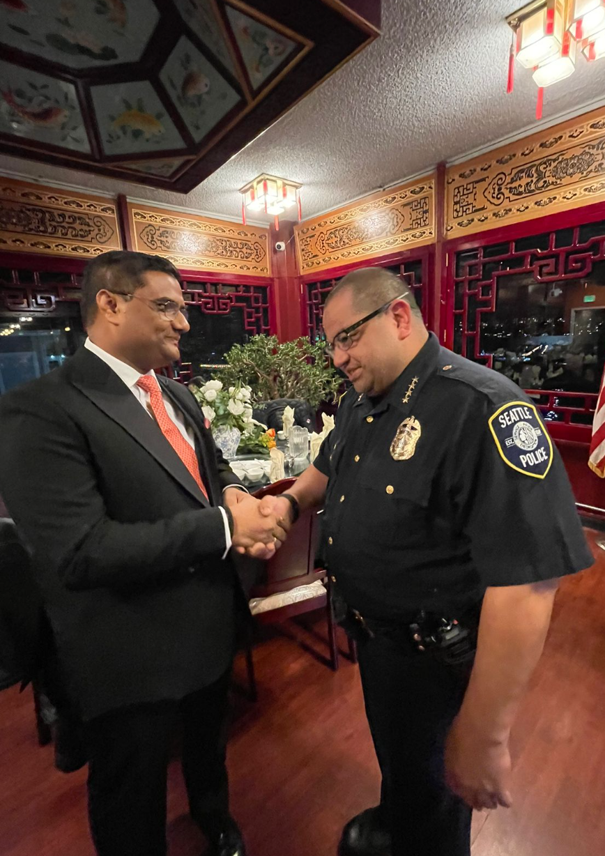  Meeting with Seattle Police Chief, Mr Adrian Diaz