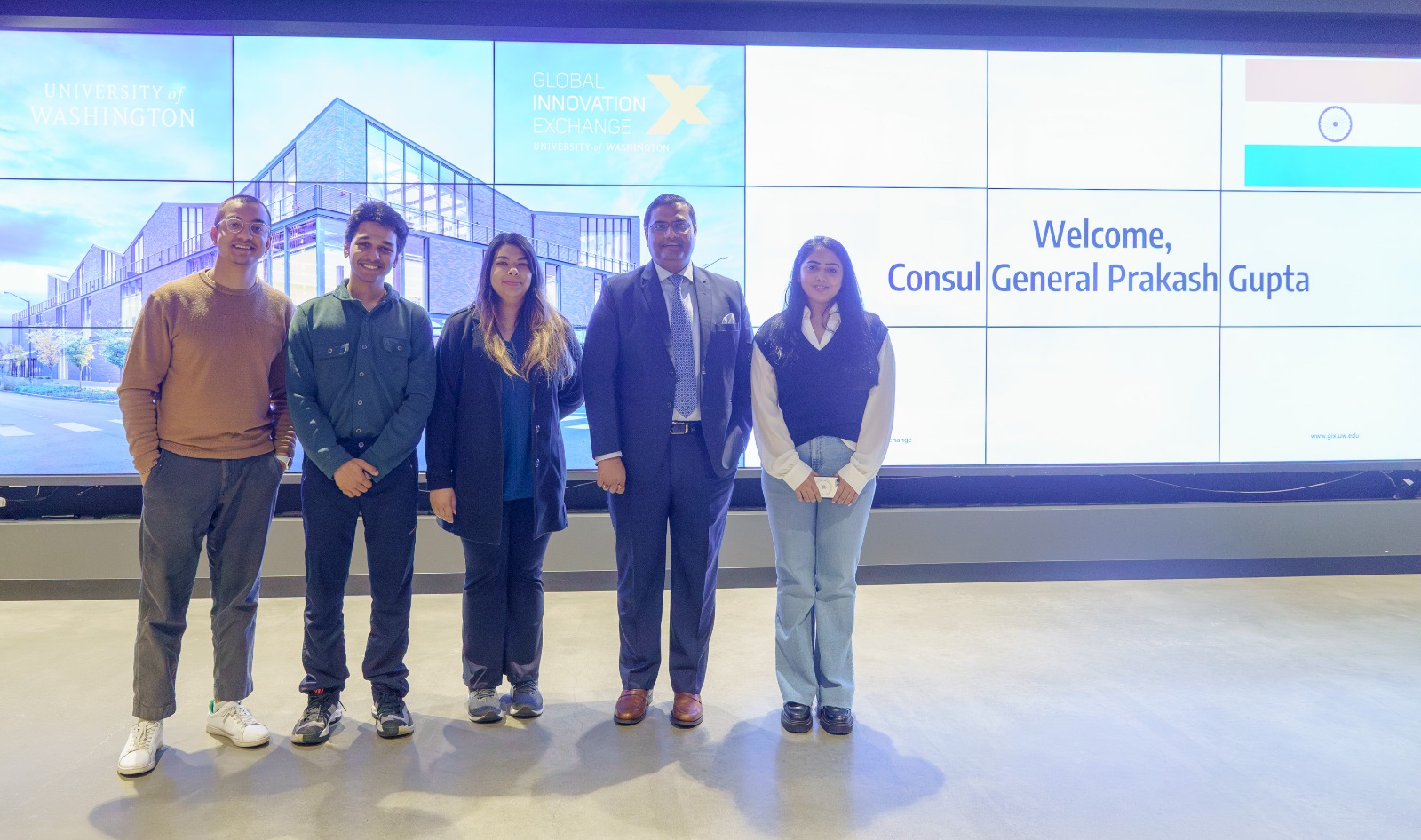  Interaction with Indian Students at University of Washington Global Innovation Exchange 
