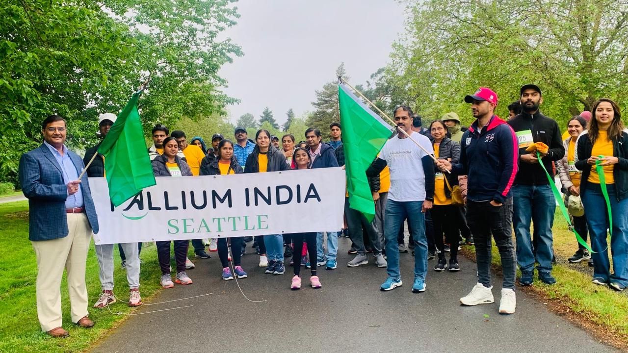  Flagging off of Walkathon by Pallium India for promoting Palliative Care ( 18 May 2023, Marymoor Park )