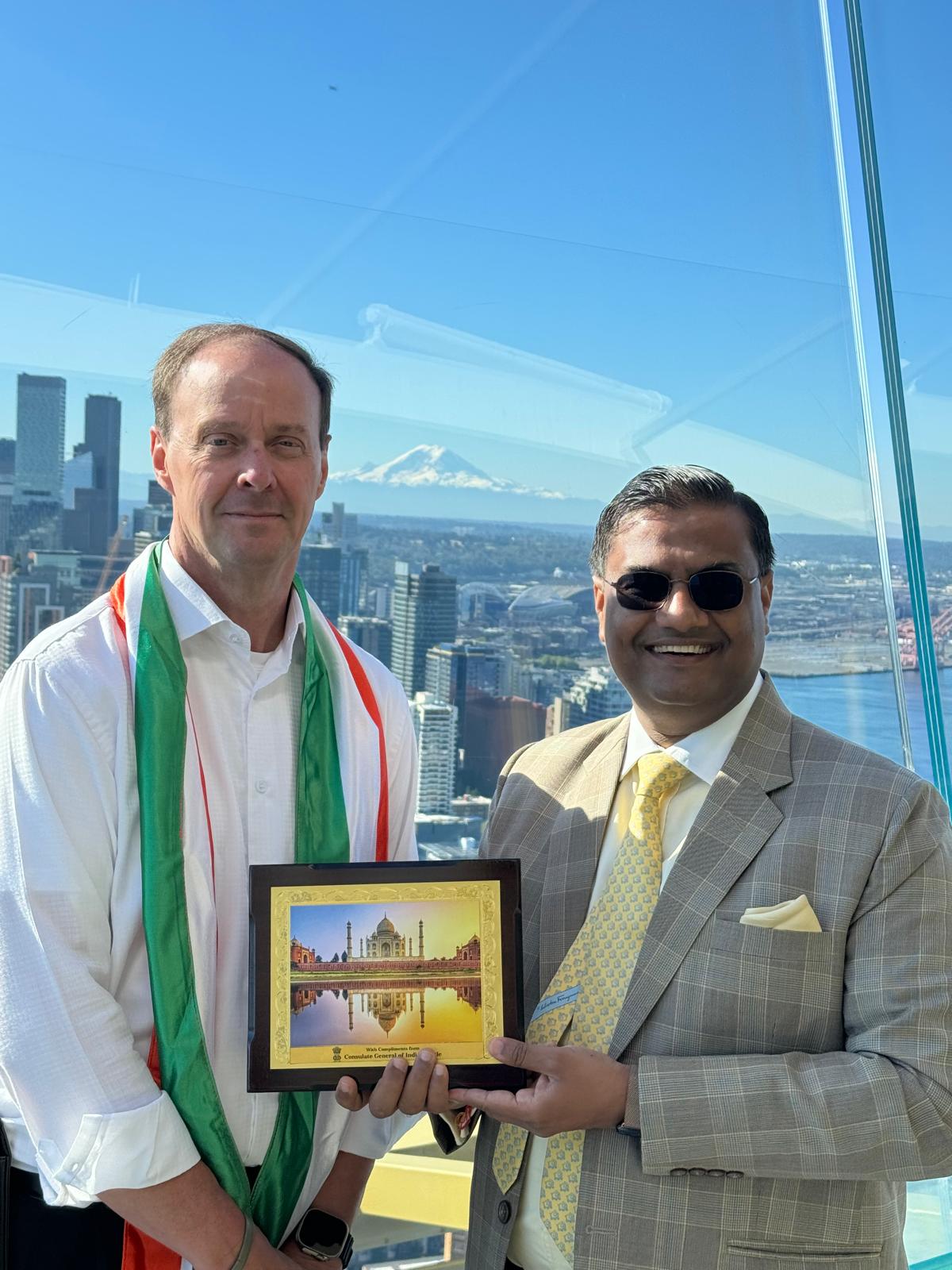  Meeting with Mr. Ron Sevart, CEO Space Needle LLC ( 25 June 2024, Seattle )