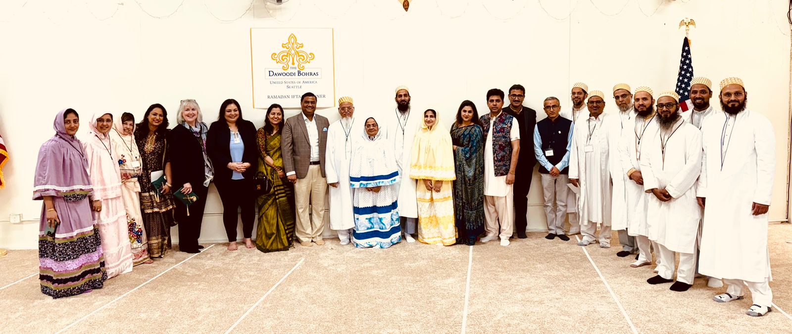  Ramadaan Iftaar hosted by Dawoodi Bohras Seattle Chapter in Kirkland ( 3 April 2024)