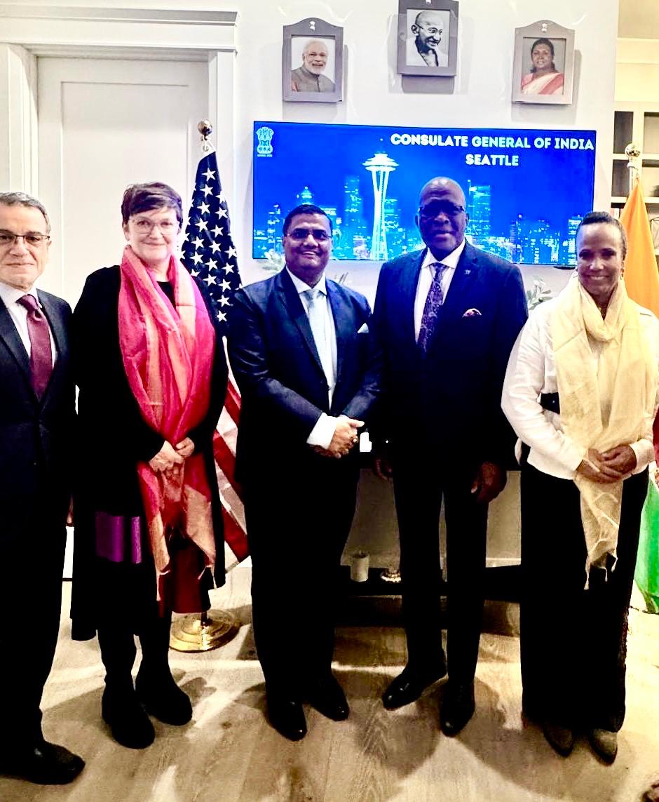  Meeting with President of University of Washington (UW) Mr. Robert Jones at India House.