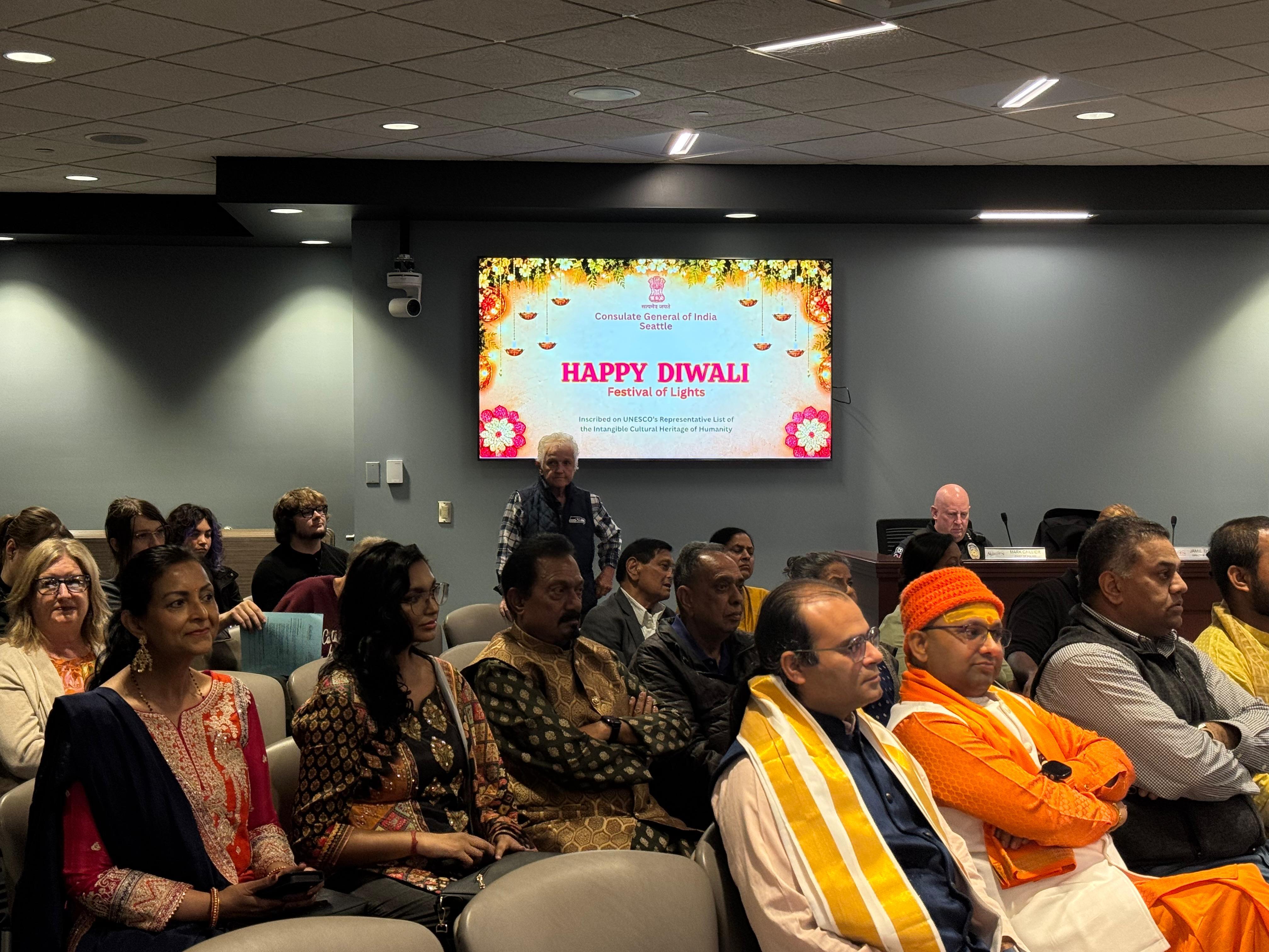  Diwali lights up Auburn City Hall!