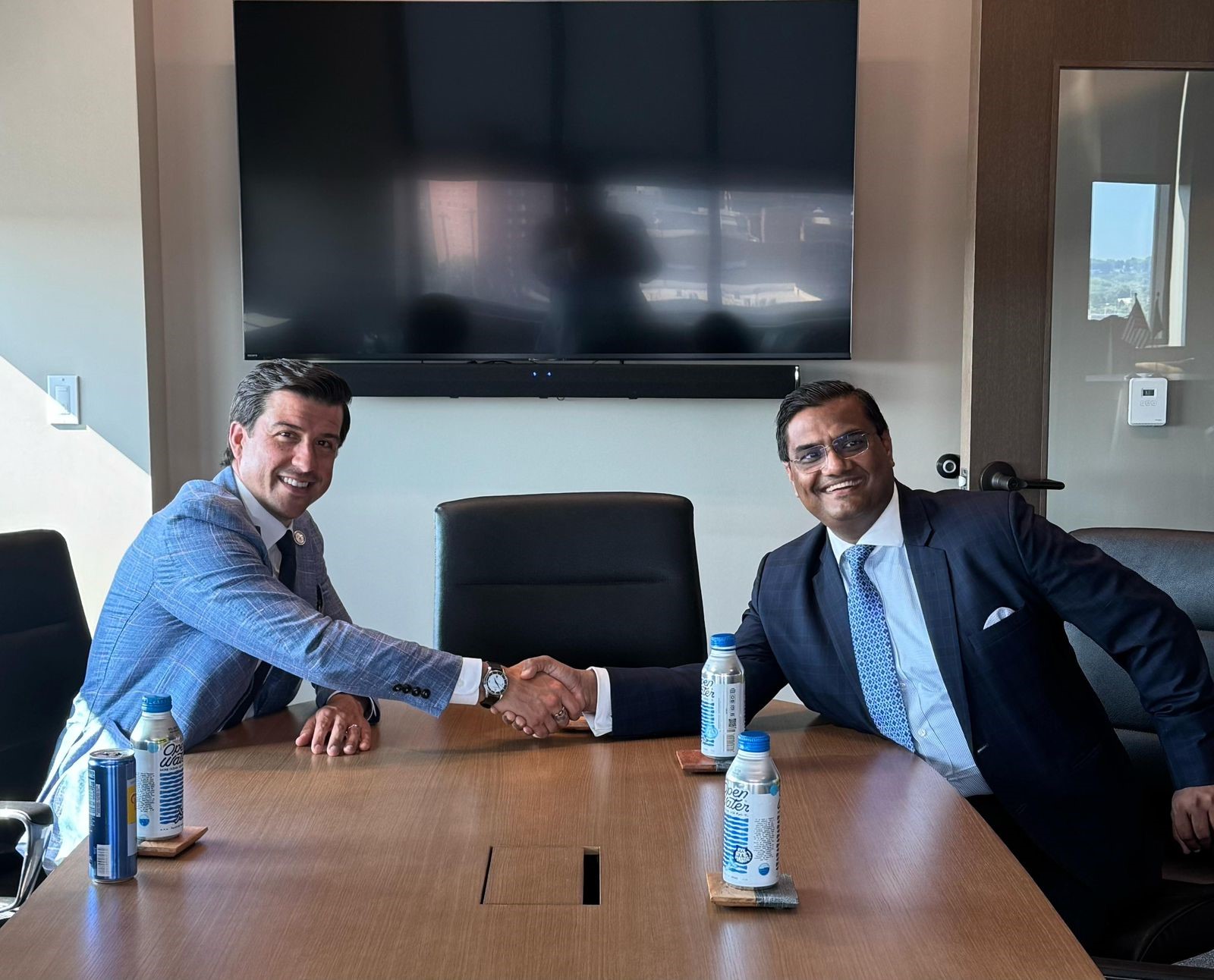  Meeting with Hon. Luke J. Lindberg in Sioux Falls, congratulating him on his assumption of office as Undersecretary for Trade and Foreign Agricultural Affairs at the U.S. Department of Agriculture. (13 August, 2025).