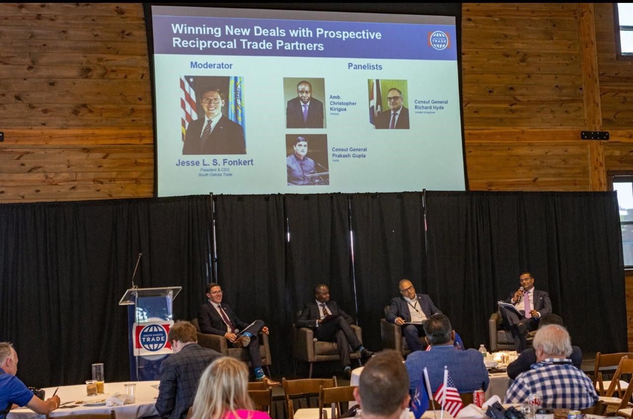  Consul General of India participating in the Midwest Agricultural Export Summit hosted by South Dakota Trade in Sioux Falls (13 August, 2025)