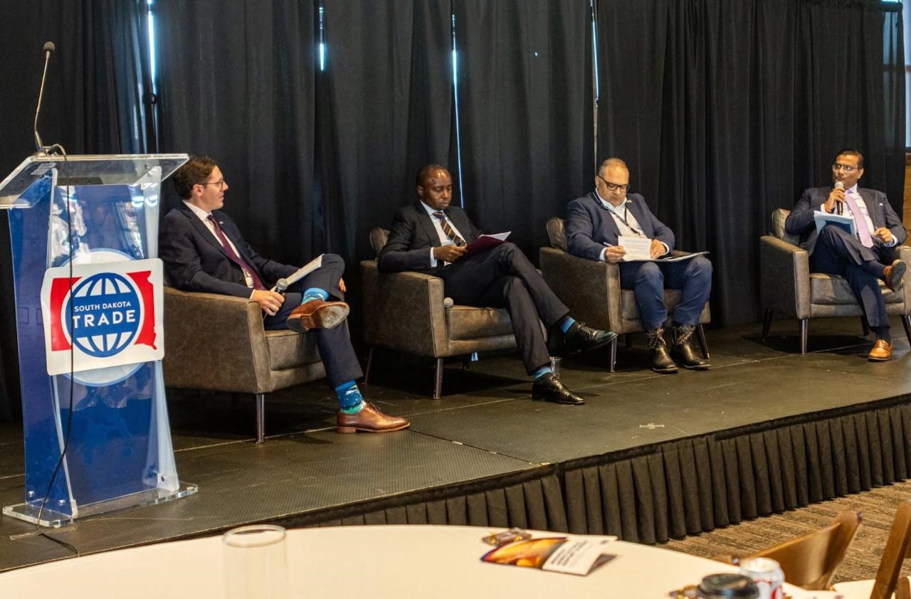  Consul General of India speaking as a panelist during the Midwest Agricultural Export Summit in Sioux Falls (13 August 2025)