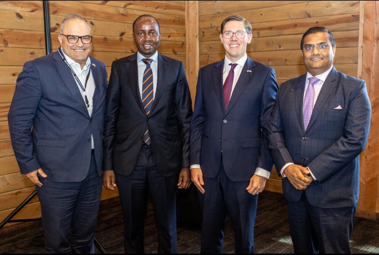  Consul General of India with fellow panelists Midwest Agricultural Export Summit held in Sioux Falls (13 August 2025)