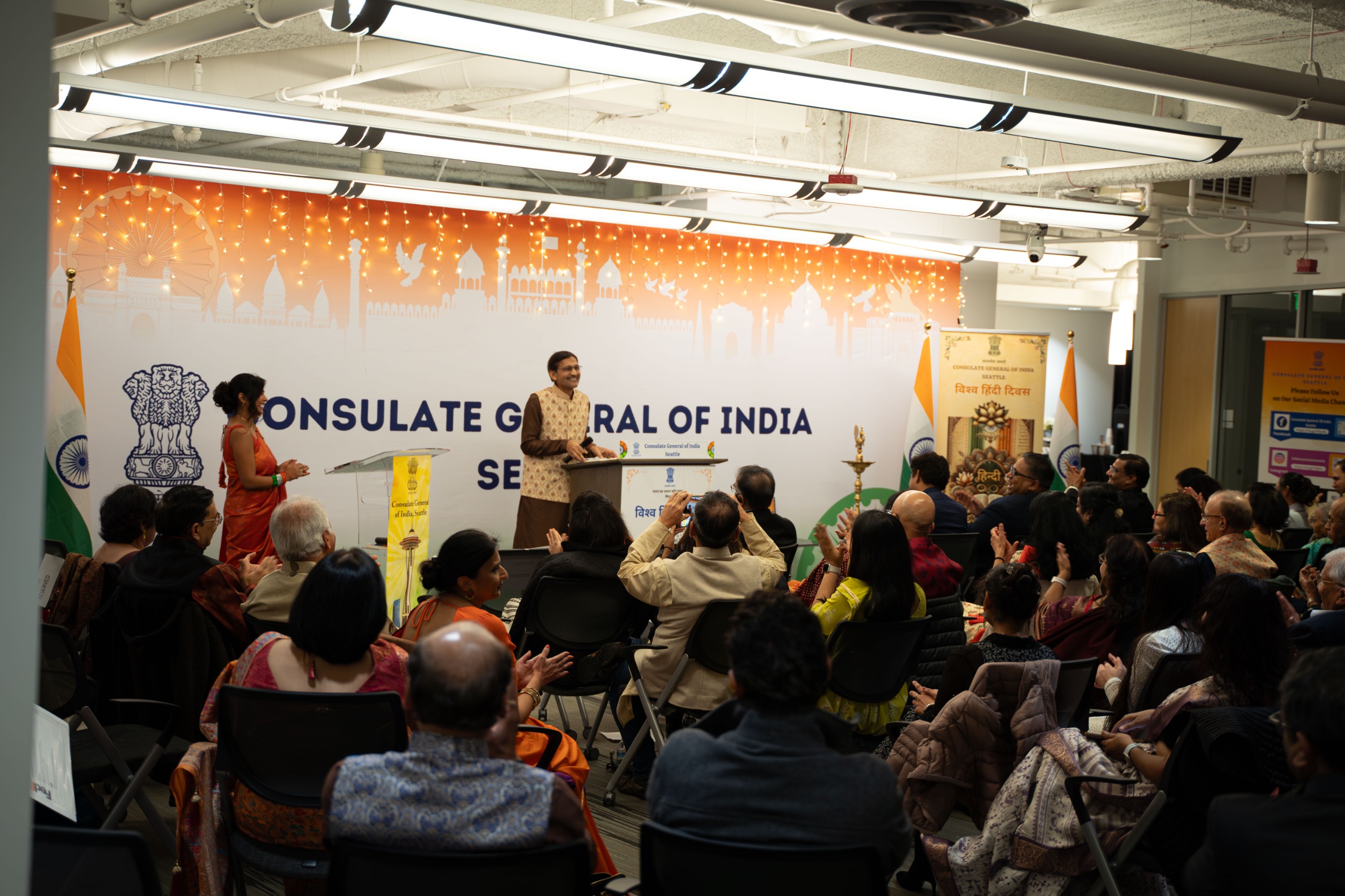   World Hindi Diwas celebrated at the Consulate General of India in Seattle!