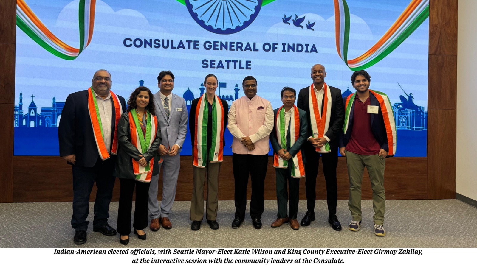  CGI Seattle Welcomes Newly Elected Indian-Origin Officials from Washington State (16 November 2025)