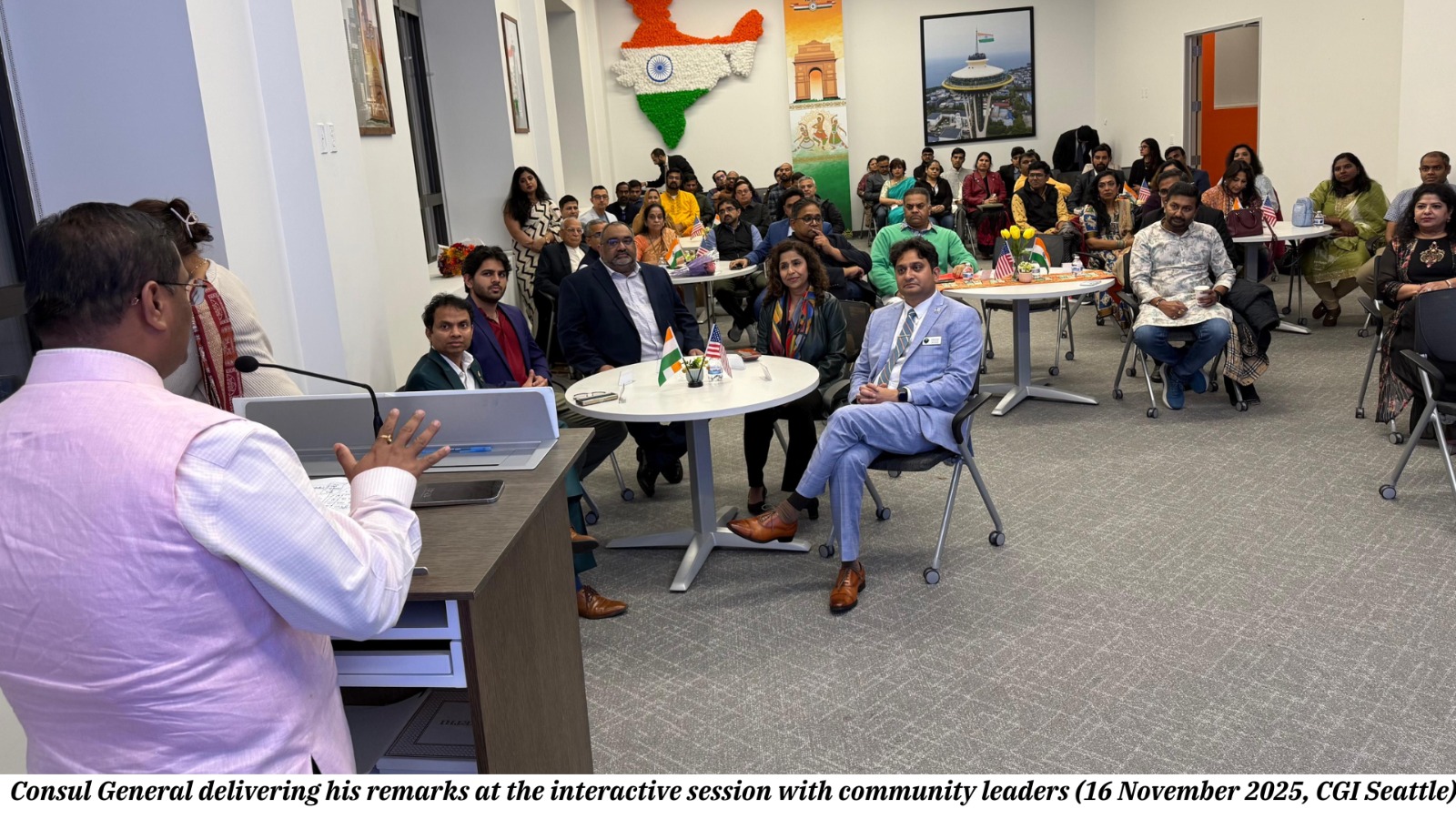  CGI Seattle Welcomes Newly Elected Indian-Origin Officials from Washington State (16 November 2025)