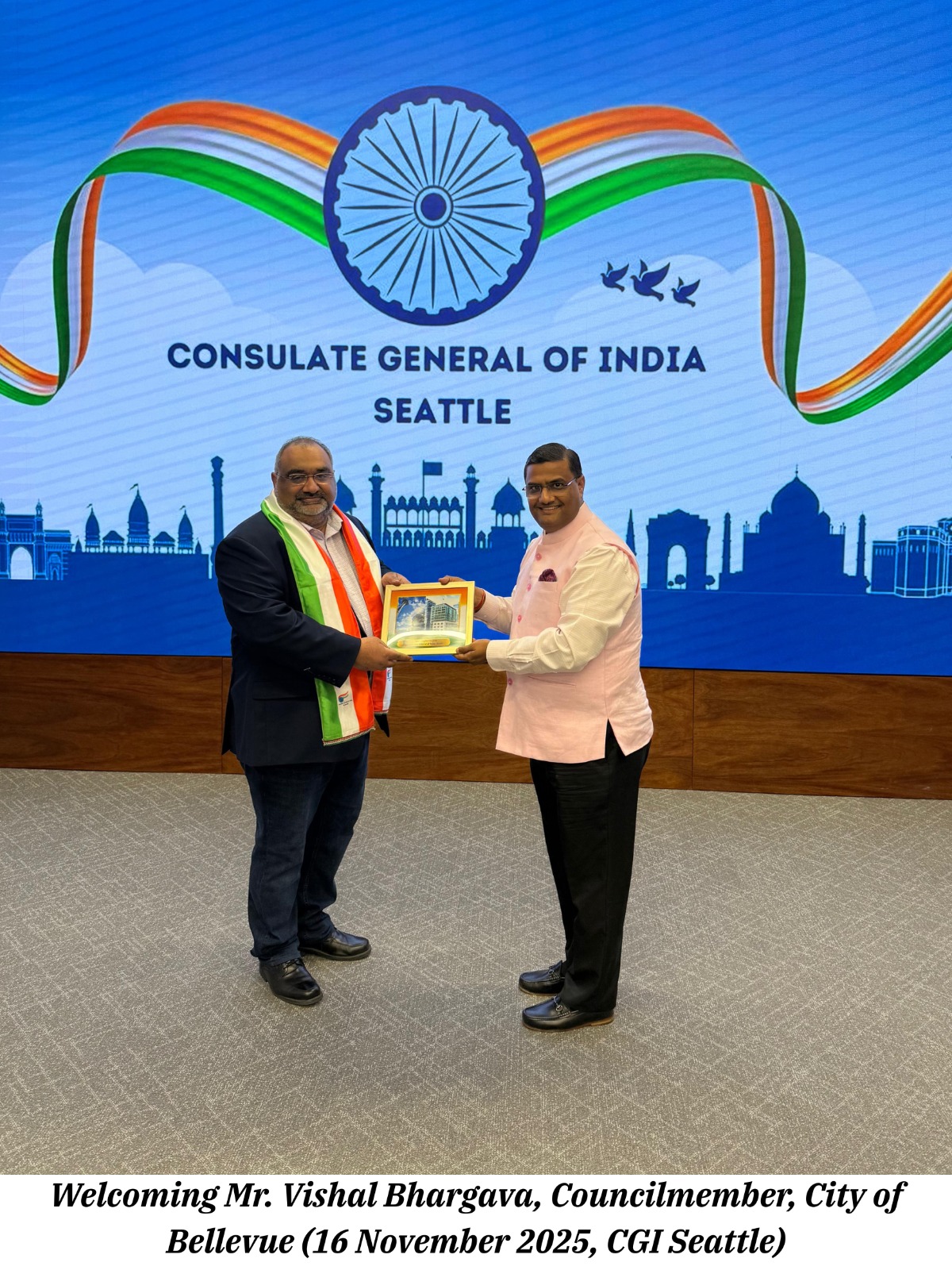  CGI Seattle Welcomes Newly Elected Indian-Origin Officials from Washington State (16 November 2025)