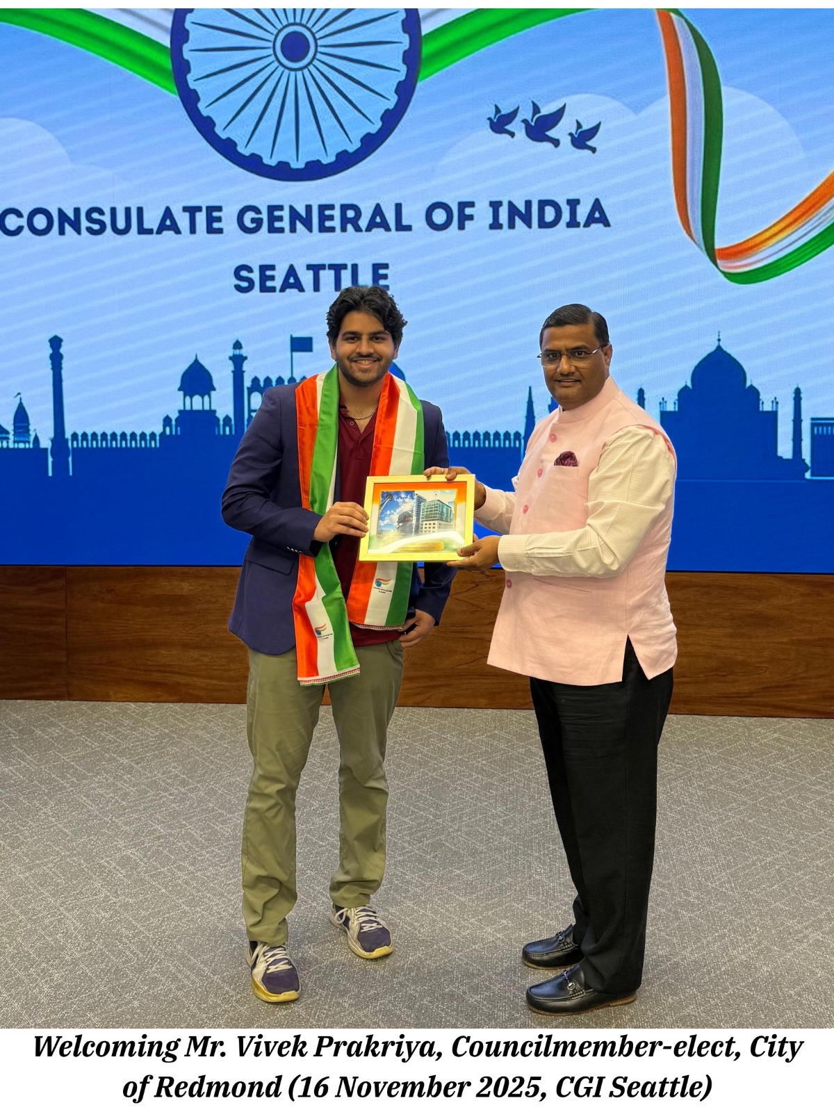  CGI Seattle Welcomes Newly Elected Indian-Origin Officials from Washington State (16 November 2025)