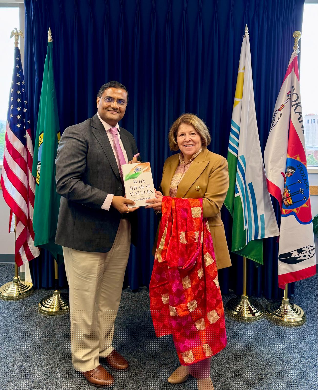   Meeting with Mayor of Spokane City, Ms. Lisa Brown ( 17 September 2024, Spokane)