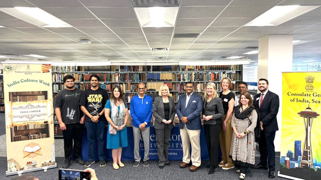  Creighton University hosts the 1st India Corner in Nebraska!
