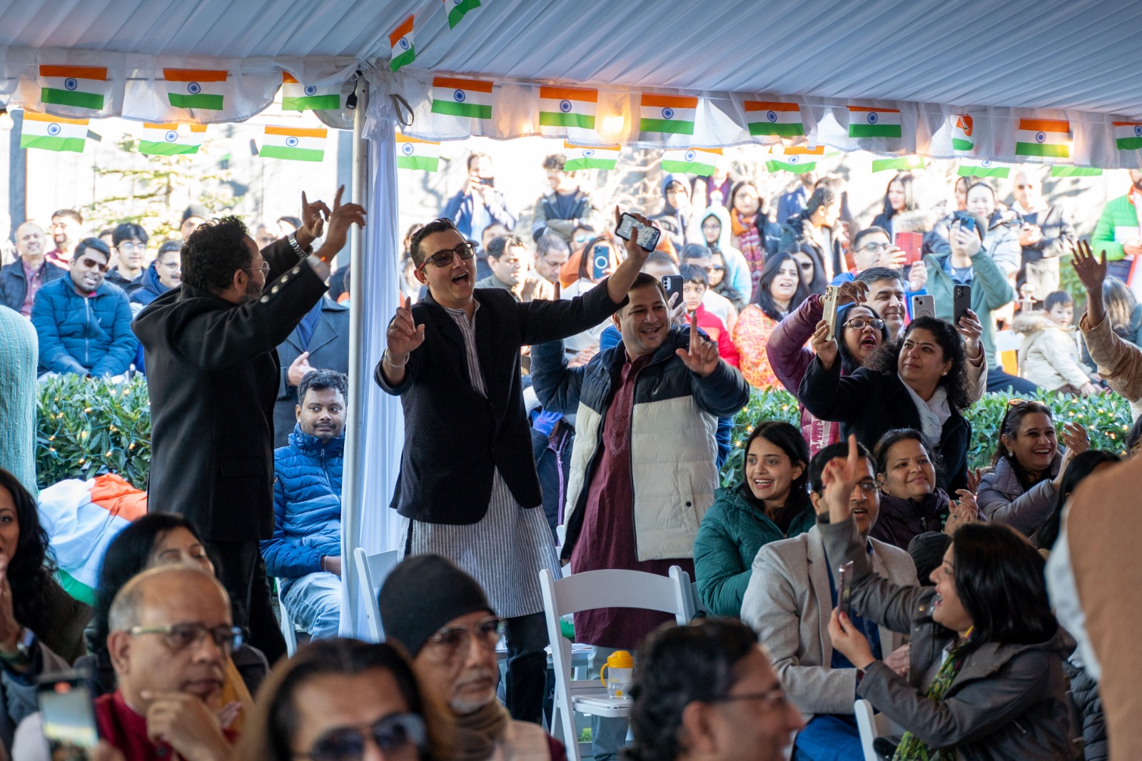 76th Republic Day of India : Flag Unfurling Ceremony at India House in Bellevue (26th January, 2025 ,India House-Bellevue)