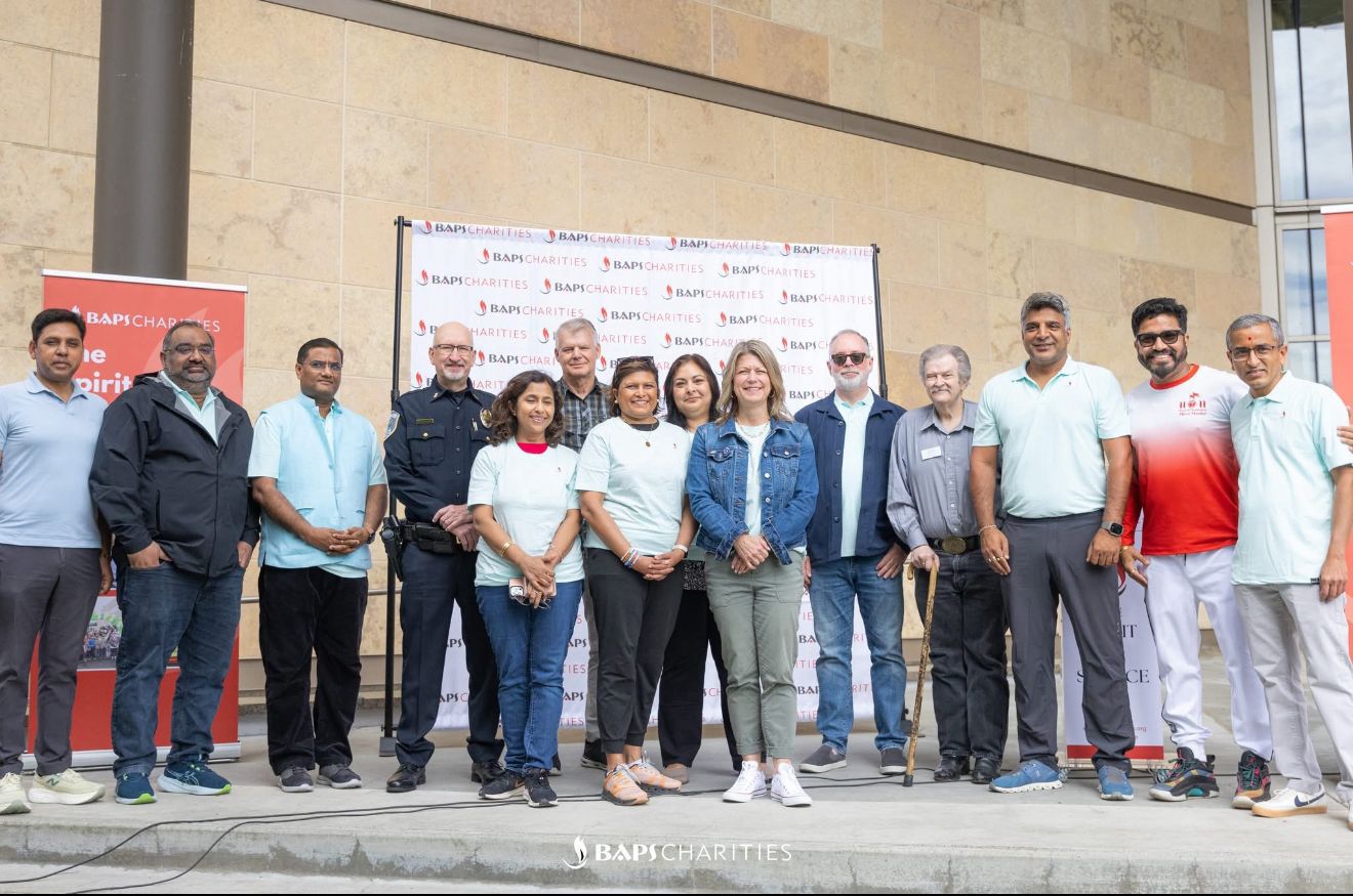  BAPS Charities Walkathon Flagoff Ceremony with Mayor of Redmond  ( 31 May 2025, Redmond City Hall)