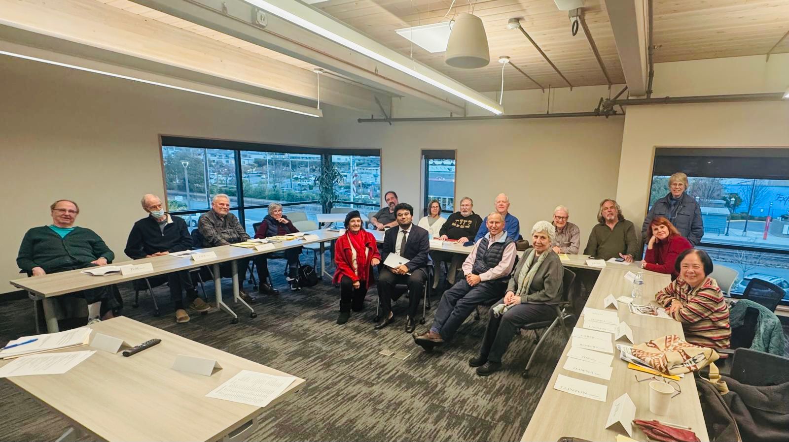  Great Discussion Series on “India US Relations” hosted by Global Affairs Center, Shoreline College 
(4 November 2025, Edmonds Water Front Center )