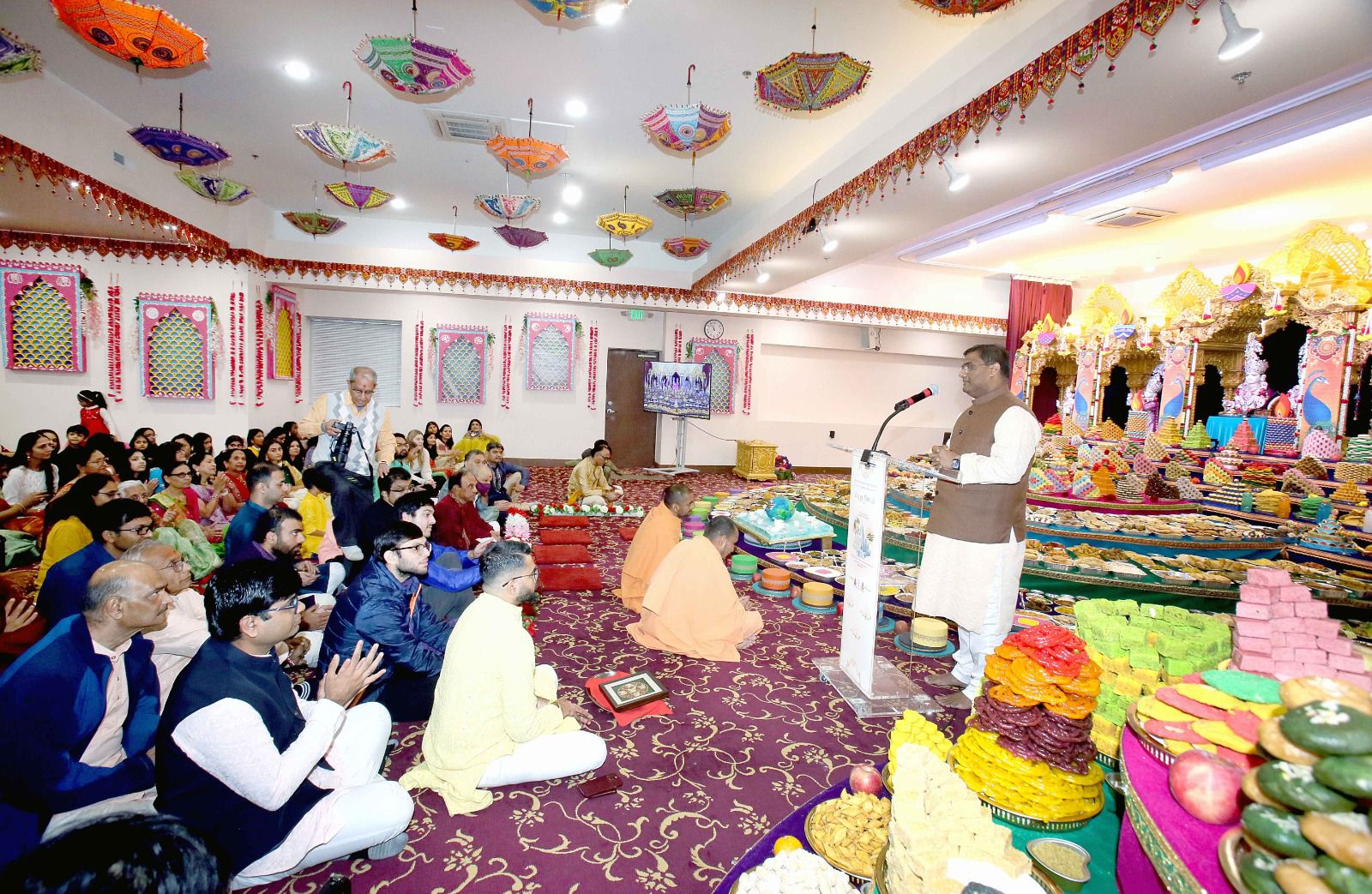  Diwali and Annakut Celebrations at BAPS Swaminarayan Temple ( 12 November 2024, Redmond )