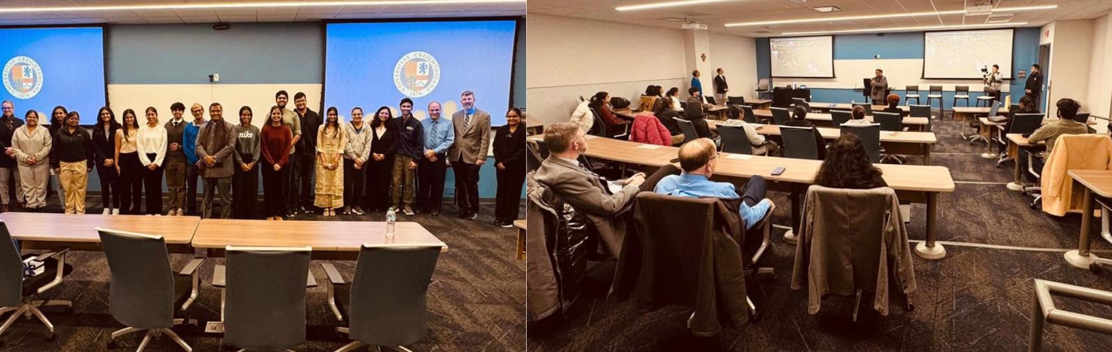  Interaction with Indian Students and faculty members at the Creighton University (5 December 2025, Omaha, Nebraska)