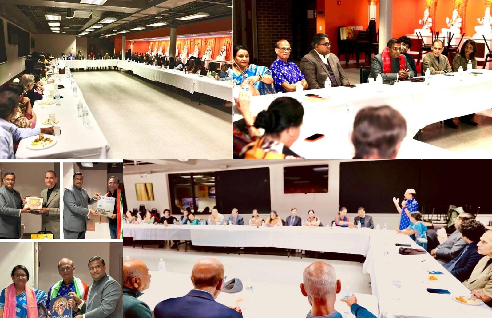  Reception hosted by Indian Community leaders at Hindu Temple Omaha (5 December 2025, Nebraska)