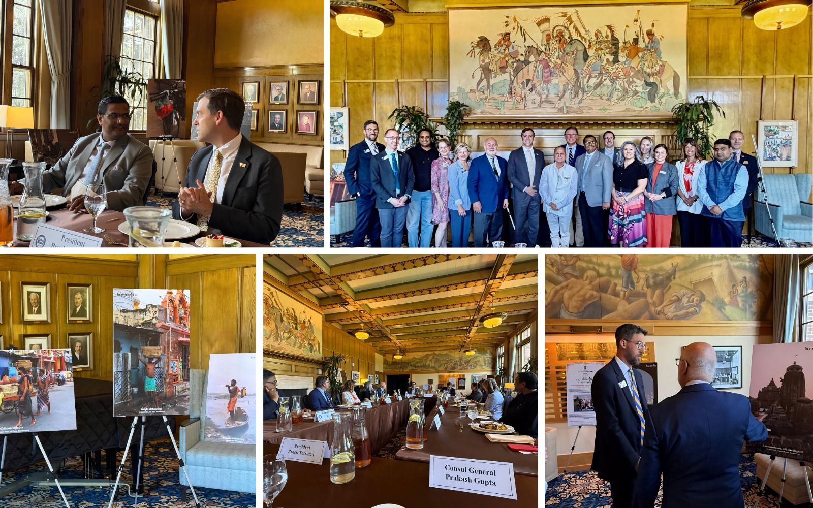  Consul General Meets MSU President Dr. Brock Tessman in Bozeman