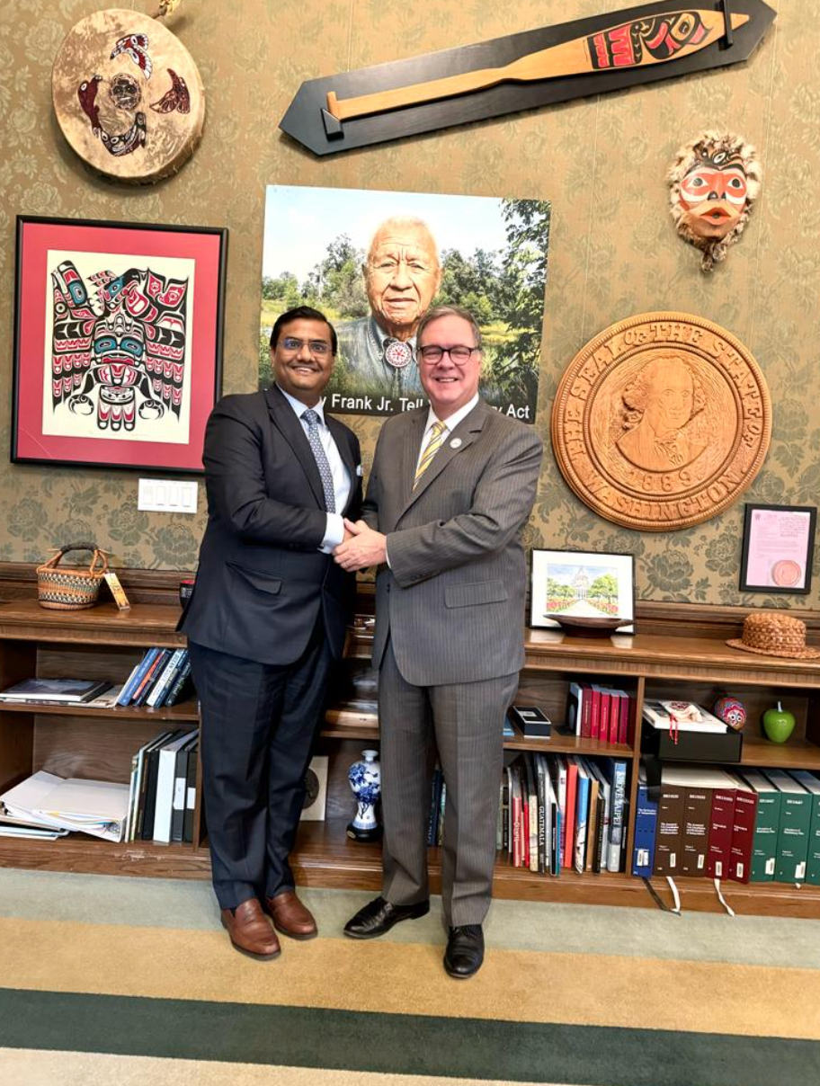  Meeting with Lt. Governor, Mr Denny Heck, in Olympia