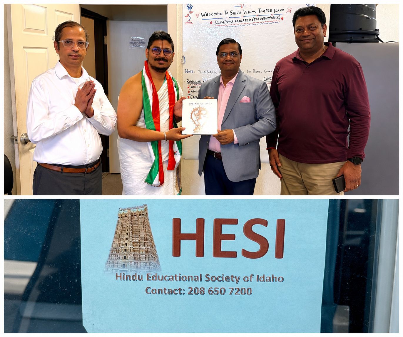  Good visit to the Boise Hindu Temple!