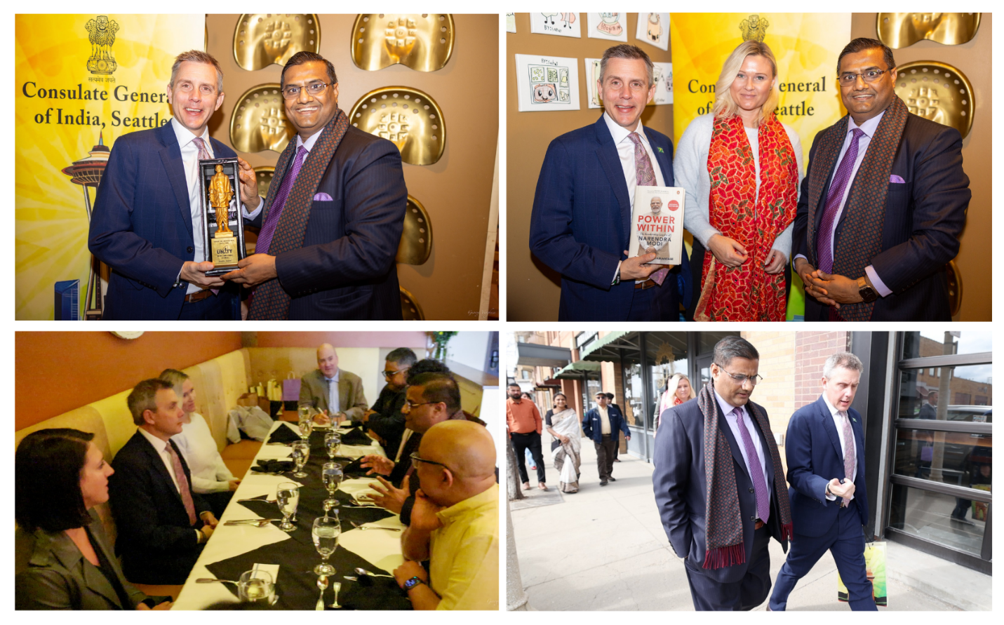  Interaction with Hon’ble Governor of North Dakota, Kelly Armstrong along with the First Lady Kjersti Armstrong, in Bismarck (27 February 2026)