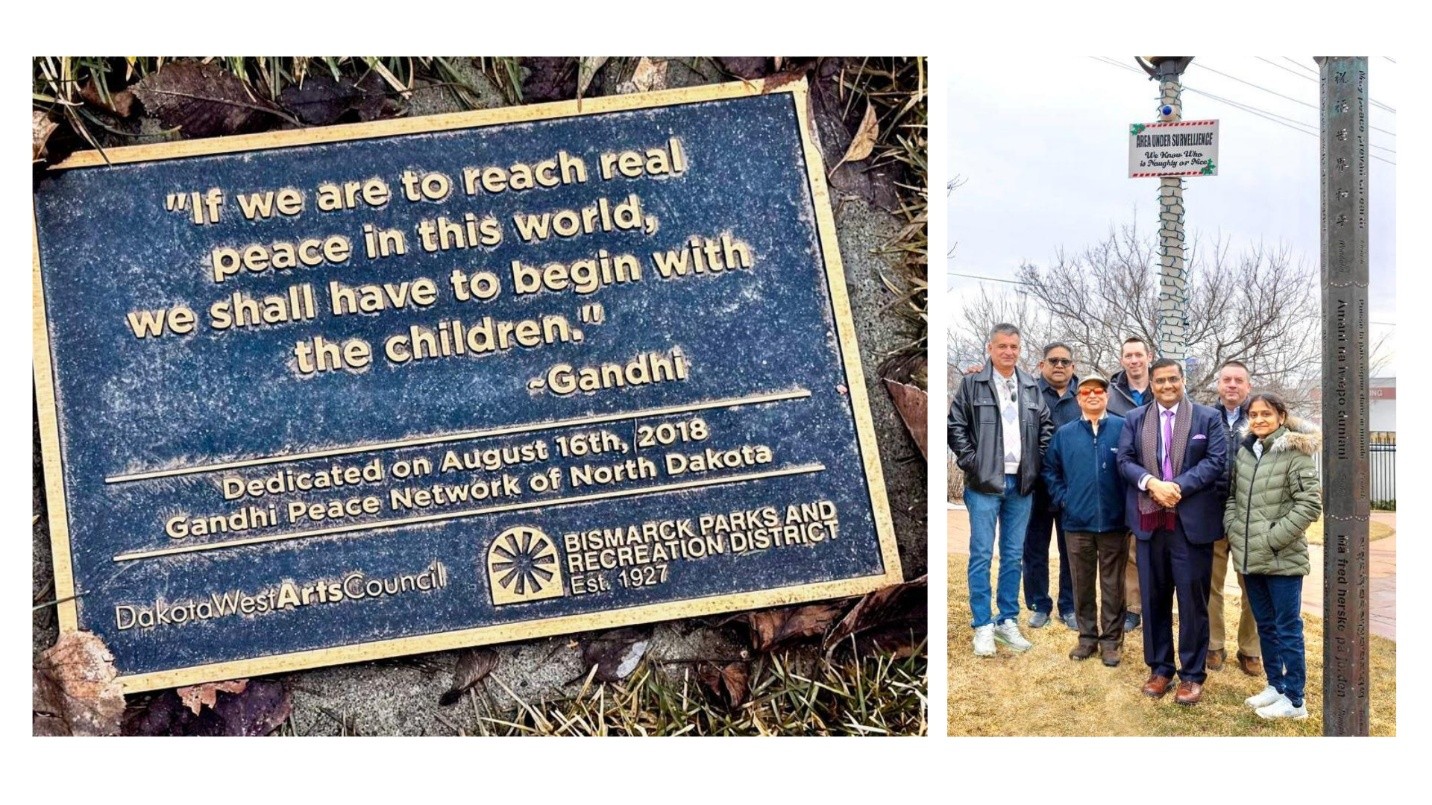  Visit to peace park in Bismarck, North Dakota (27 February 2026)