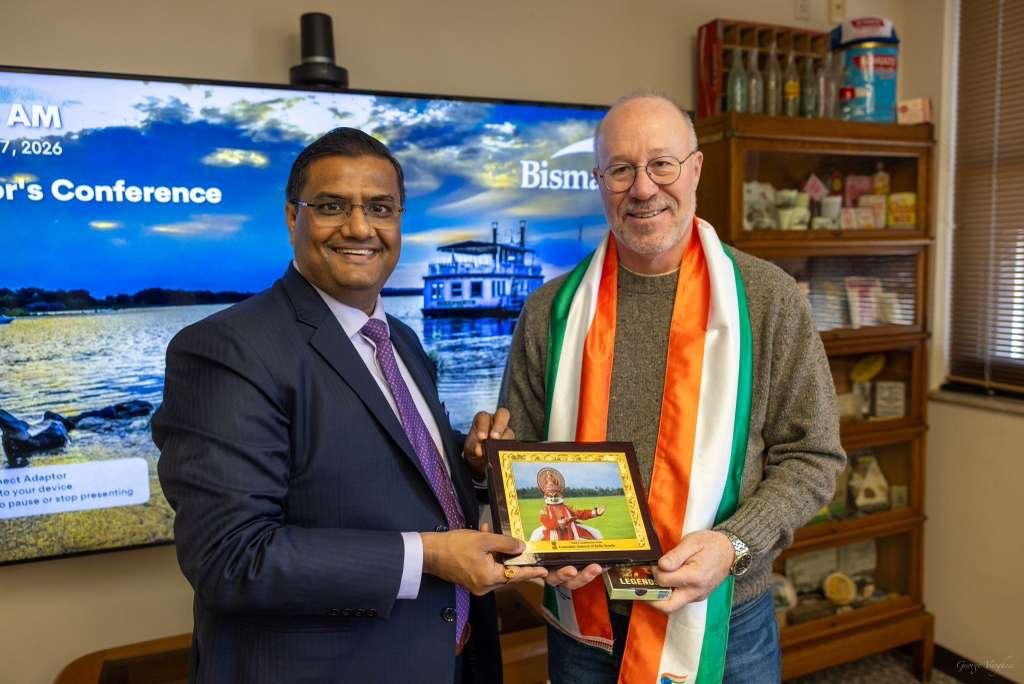  Meeting with Hon’ble Michael Schmitz, Mayor of Bismarck (27 February 2026)