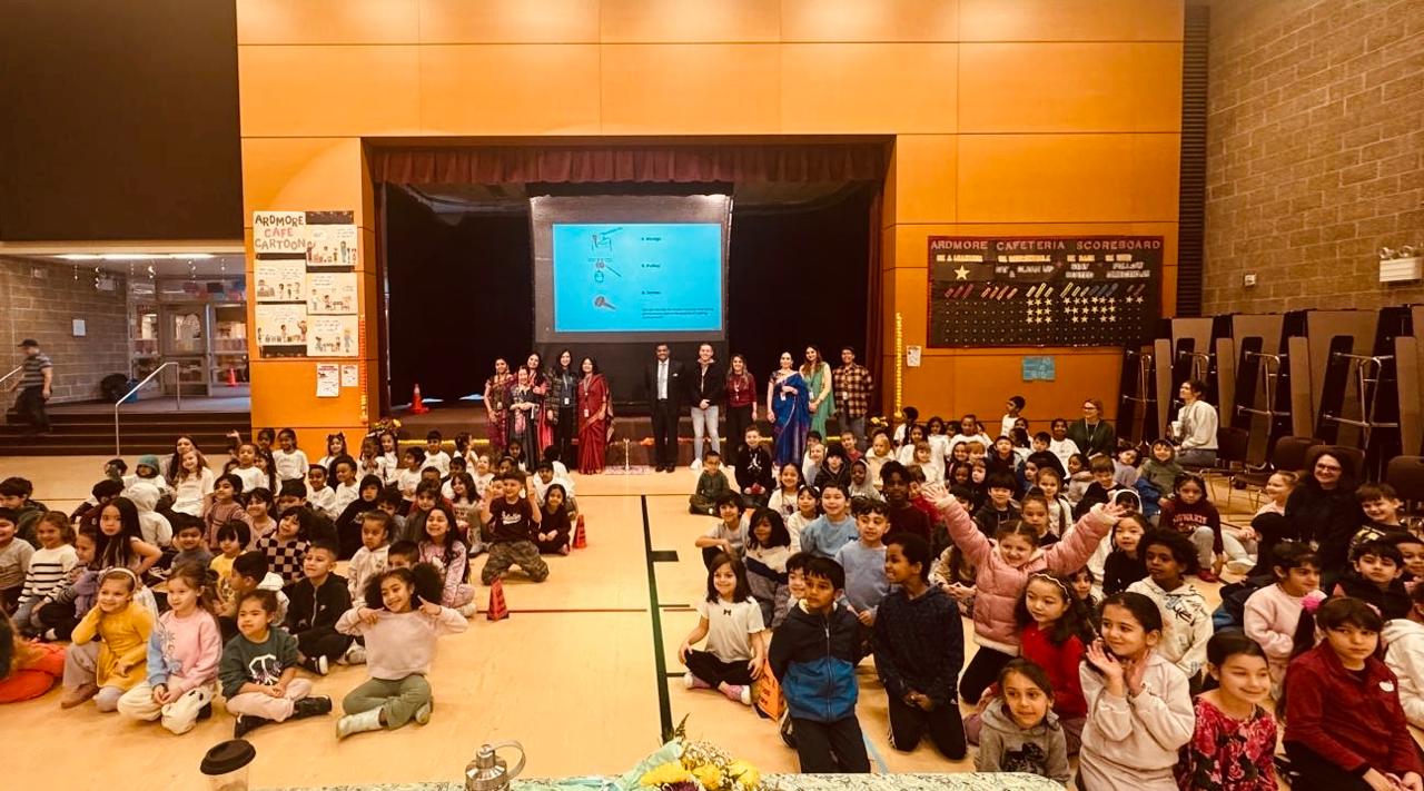  Vishwa Hindi Diwas celebrations at Ardmore Elementary School ( 9 January 2026, Bellevue)
