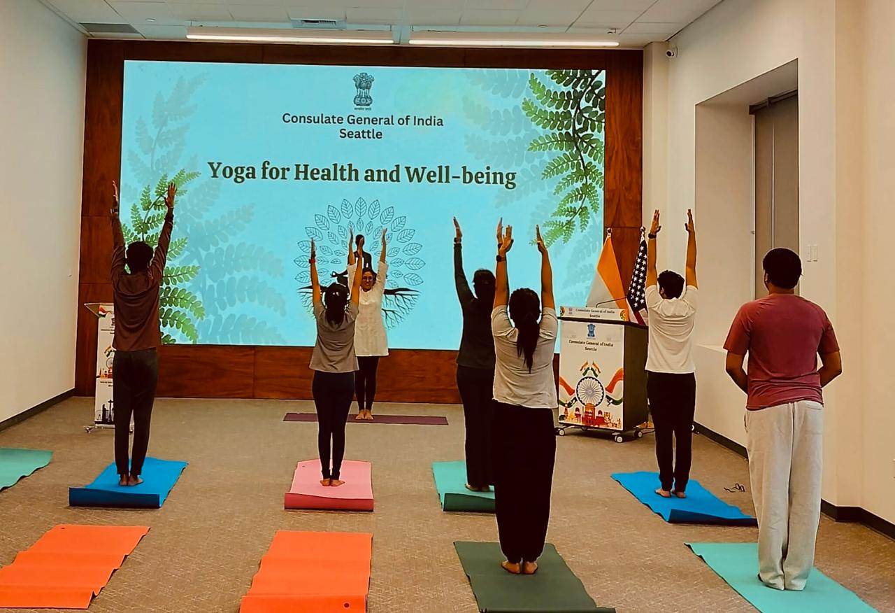  Commencement of Yoga, Music and Dance classes at Indian Consulate ( 9 May 2025, Seattle)