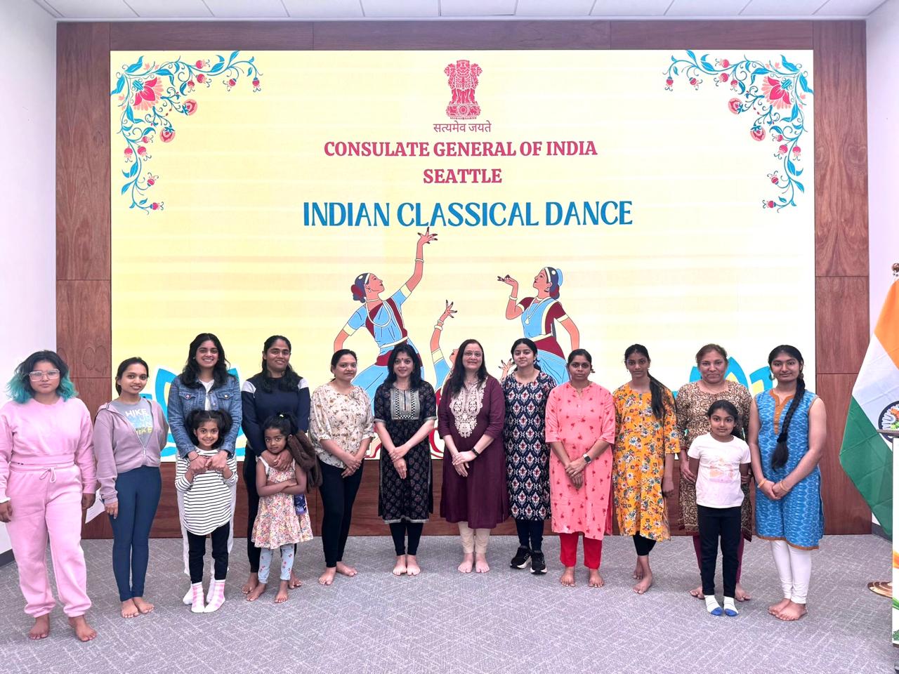  Commencement of Yoga, Music and Dance classes at Indian Consulate ( 9 May 2025, Seattle)